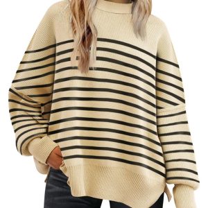 Casual Oversized Batwing Knit Sweater