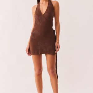 TAHITI WRAP MINI DRESS