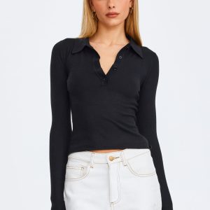 VEDA LONG SLEEVE TOP